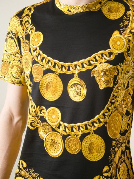 versace chains shirt