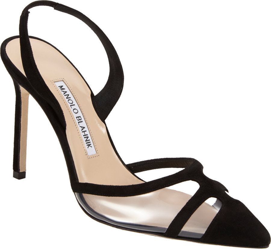 manolo blahnik slingback flat