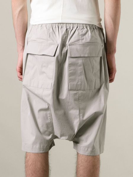 rick owens cargo shorts