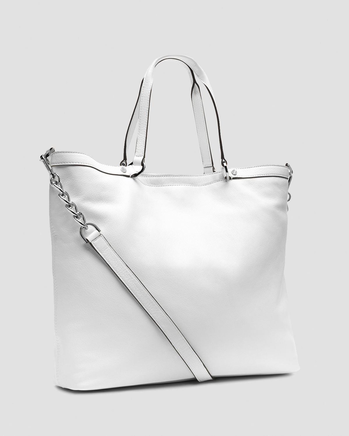 michael kors optic white tote