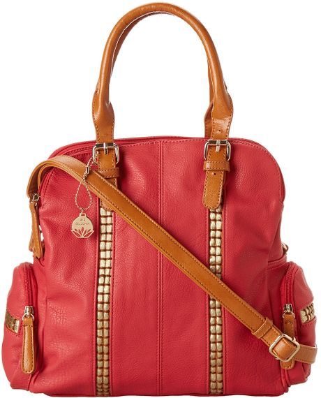 big buddha red purse