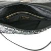 Miu Miu Paillette Foldover Clutch in Black (gold)
