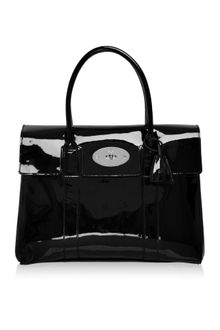 Mulberry Patent Black Bayswater - Lyst
