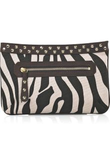 Temperley London Zebra-print Canvas Clutch - Lyst