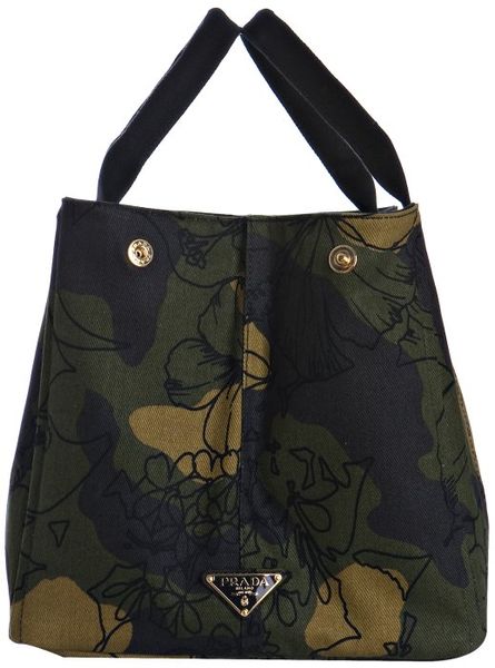 prada camouflage tote