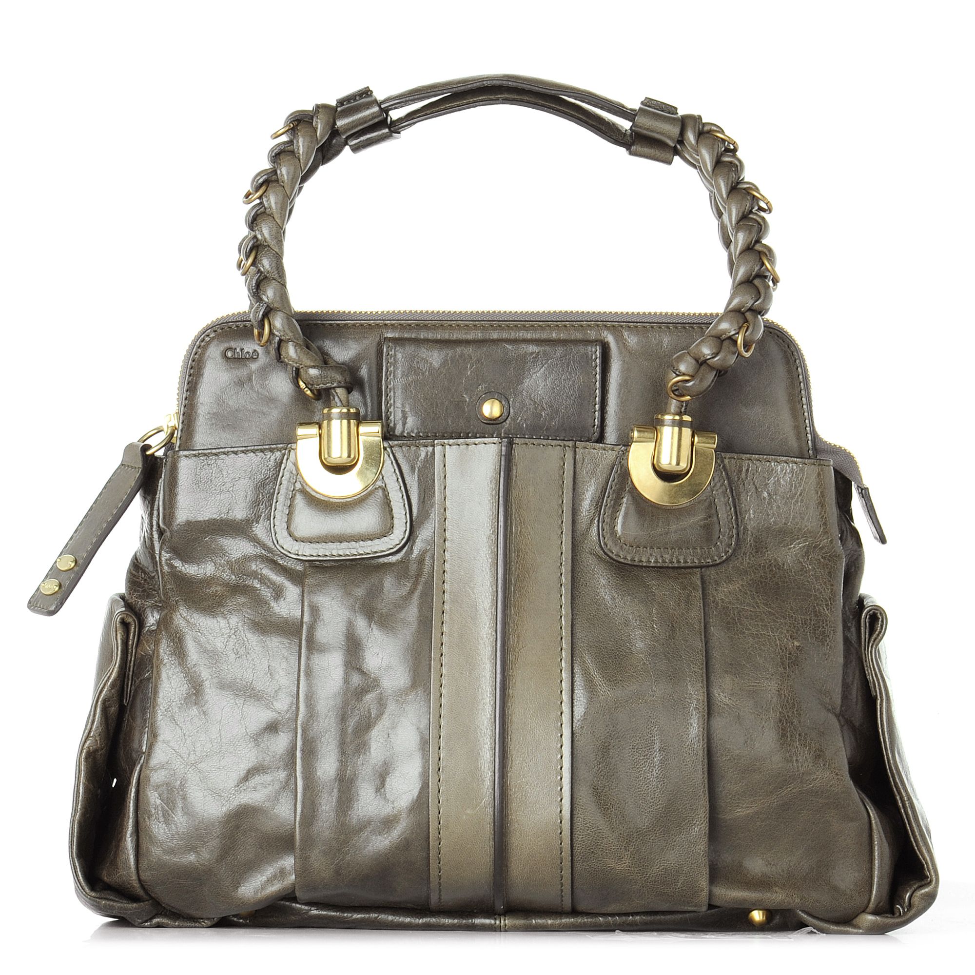 Heloise Shoulder Bag chlo 233 heloise large shoulder bag in green ash lyst Heloise Shoulder Bag chlo 233 heloise large shoulder bag in green ash lyst