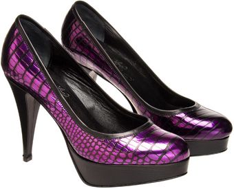 Alejandro Ingelmo Metallic Platform Shoes - Lyst