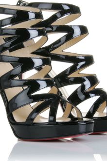 Christian Louboutin Fernando 120 Patent Leather Sandals - Lyst