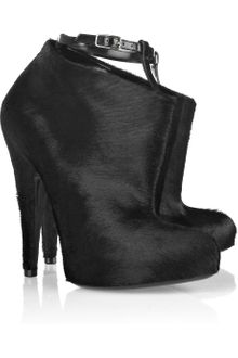Givenchy Calf Hair Ankle Boots - Lyst