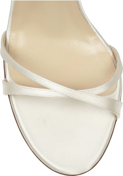 jimmy choo white satin
