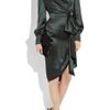 Yves Saint Laurent Tribute Calf Hair Sandals in Black - Lyst