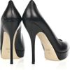 Gucci Leather Platform Pumps in Black - Lyst