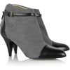 Stella Mccartney Fauxsuede Ankle Boots in Gray - Lyst