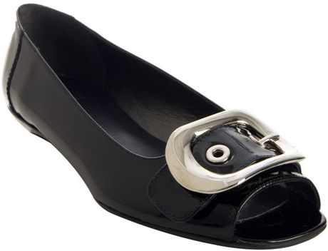 flats peep patent buck young toe stuart weitzman leather