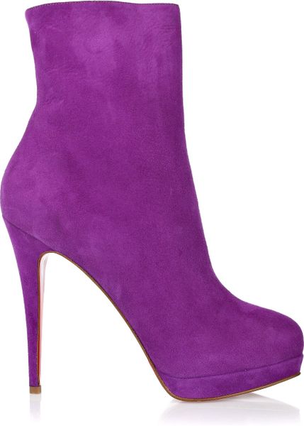louboutin suede boots