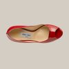 Jimmy Choo Quiet Patentleather Pumps in Red - Lyst