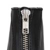 Minimarket Black Zipper Wedge Ankle Boot in Black