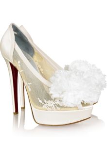 Christian Louboutin Tsar 140 Satin Pumps - Lyst