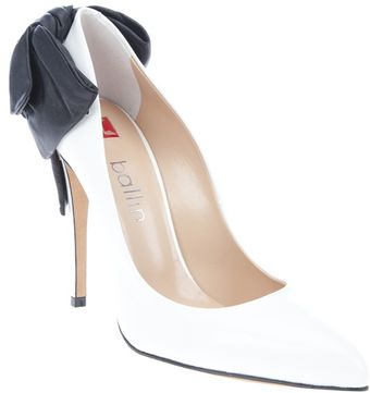 Ballin Leather Bow Court Shoe - Lyst