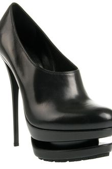 Gianmarco Lorenzi Leather Shoe-boots with Double Platform - Lyst