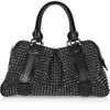 Burberry Studded Leather Knight Bag in Black - Lyst