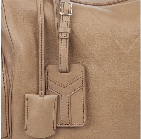bowler laurent beige saint bag nude calfskin vanity