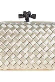 Bottega Veneta Intrec Knot Clutch - Lyst