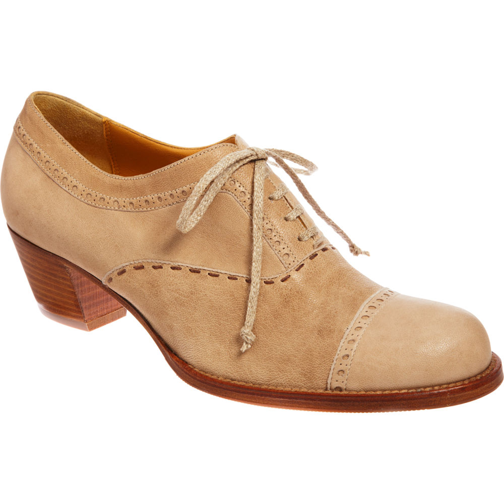 beige oxford shoes henry cuir oxford heel in beige white lyst beige oxford shoes henry cuir oxford heel in beige white lyst