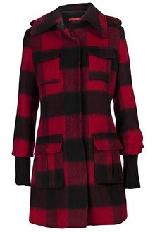 Alice + Olivia Plaid Ryan Coat - Lyst