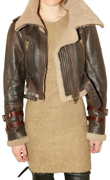 burberry prorsum shearling aviator jacket