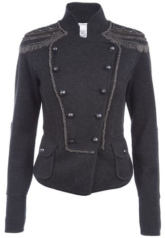 Diane Von Furstenberg Thesdore Embellished Wool Cardigan - Lyst