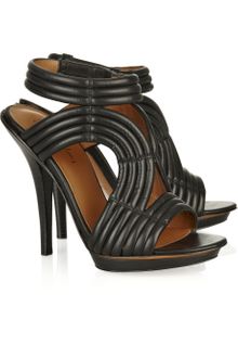 Elizabeth And James Star Ribbed Leather Sandals - Lyst