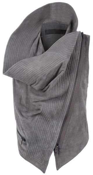 Haider Ackermann Suede Sleeveless Waistcoat - Lyst
