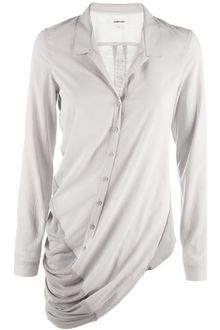 Helmut Lang Asymmetric Long Sleeve Shirt - Lyst