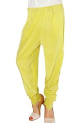 Lanvin Crepe De Chine Trousers