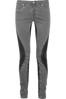 Superfine Swirl Mid-rise Skinny Jeans - Lyst