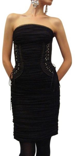 Dolce & Gabbana Silk Tulle Ghepierre Dress in Black - Lyst