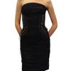 Dolce & Gabbana Silk Tulle Ghepierre Dress in Black - Lyst