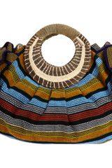 Mayabags Striped Handbag