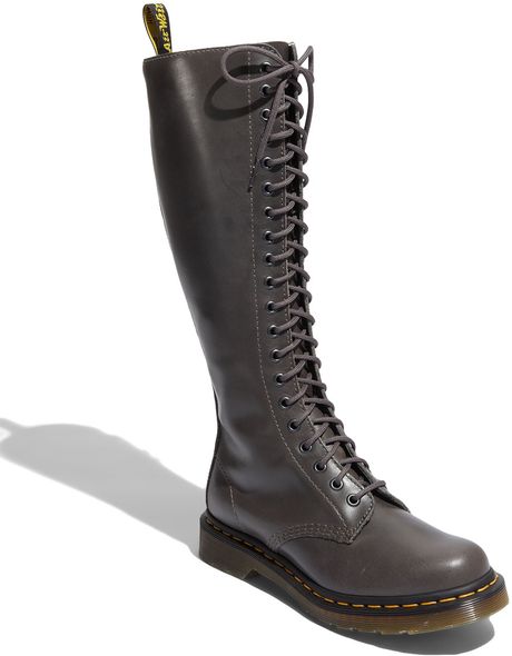 Dr. Martens 1b60 20 Eye Zip Boot (women) in Gray (grey) | Lyst