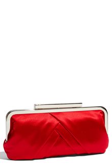 Glint Pleated Frame Clutch - Lyst