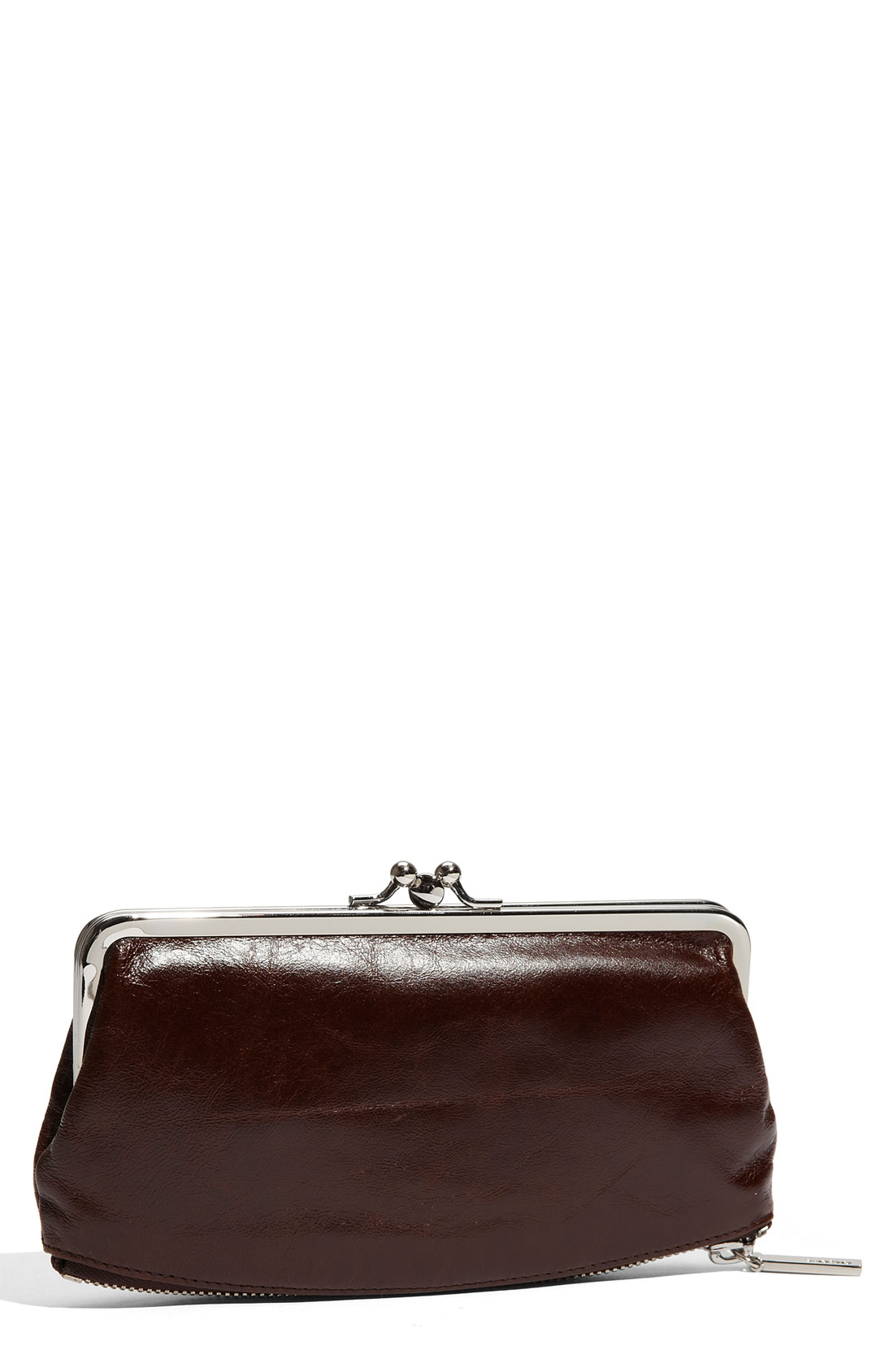 Hobo International Vintage Millie Kisslock Clutch Wallet in Brown (mogano) | Lyst