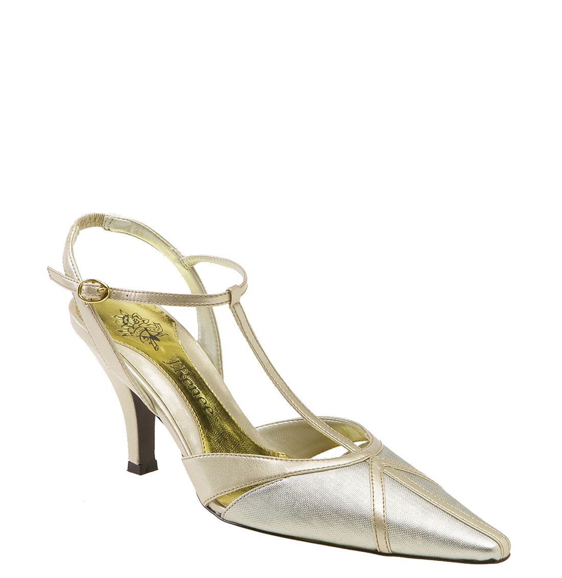 J. Reneé Tstrap Pump in Silver (gold ivory) Lyst