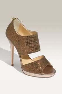 Jimmy Choo Private Cuff Glitter Fabric Sandal - Lyst
