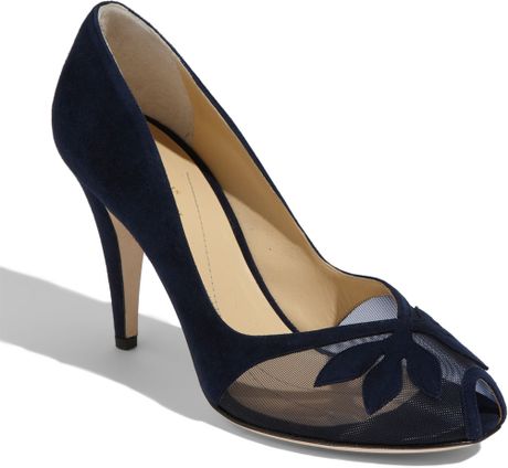 Kate Spade Diva Pump in Blue (navy) | Lyst