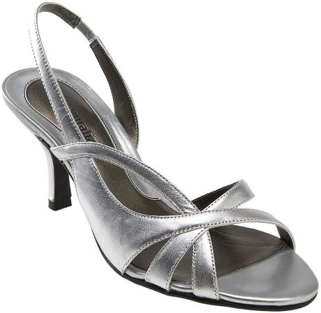 Naturalizer Prissy Sandal in Silver (new dime leather) | Lyst