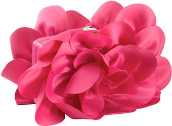 Sondra Roberts Rose Satin Box Clutch - Lyst