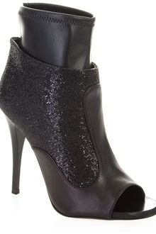Giuseppe Zanotti Peep-toe Crystal Ankle Boot - Lyst