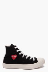 Play Comme Des Garçons Converse Red Heart Sneakers