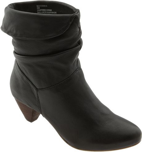Steve Madden Maxximus Ankle Boot in Black (black leather) | Lyst